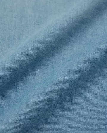 WOMEN | Light Denim Relax Shirt 7oz Medium Indigo,MEDIUM INDIGO, large image number 9