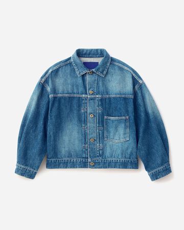 Selvedge Denim Jacket 12oz Medium Indigo,MEDIUM INDIGO, small image number 4