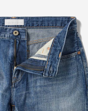 Selvedge Straight Jeans 12oz Medium Indigo,MEDIUM INDIGO, small image number 4