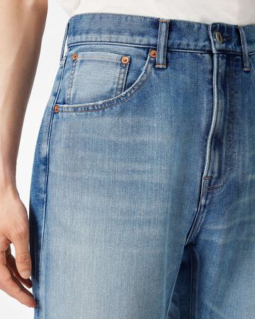Light Wide Jeans 9oz Medium Indigo,MEDIUM INDIGO, small image number 3