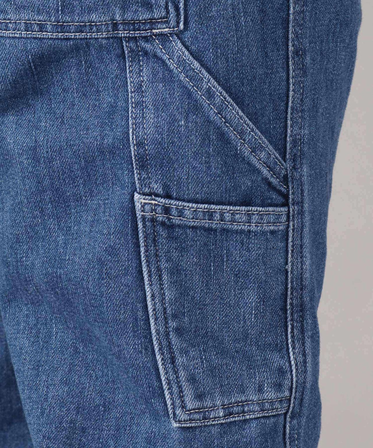 11oz Denim Smooth Painter Pants,MEDIUM INDIGO, large image number 7