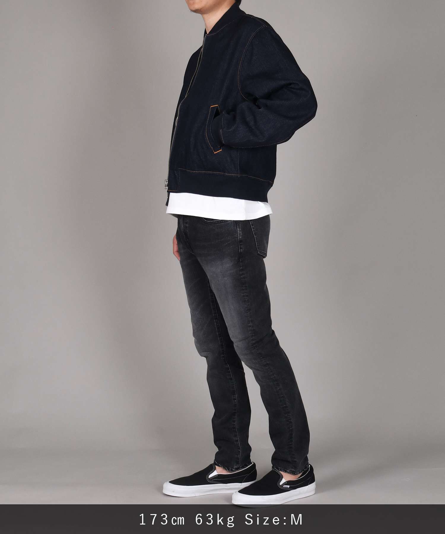11.5oz Denim Bomber Jacket