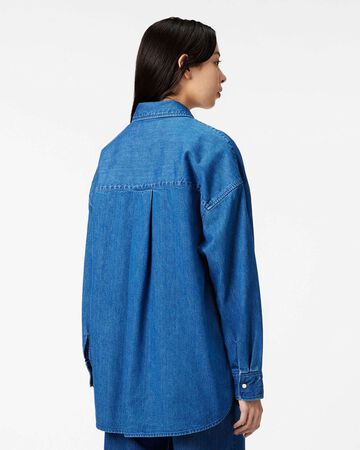 Light Denim Shirt 7oz,MEDIUM INDIGO, small image number 2