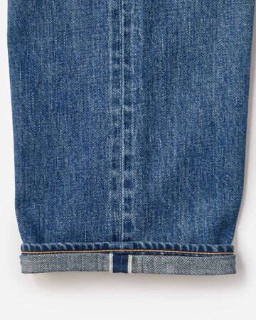 Selvedge Straight Jeans 12oz Medium Indigo,MEDIUM INDIGO, small image number 6
