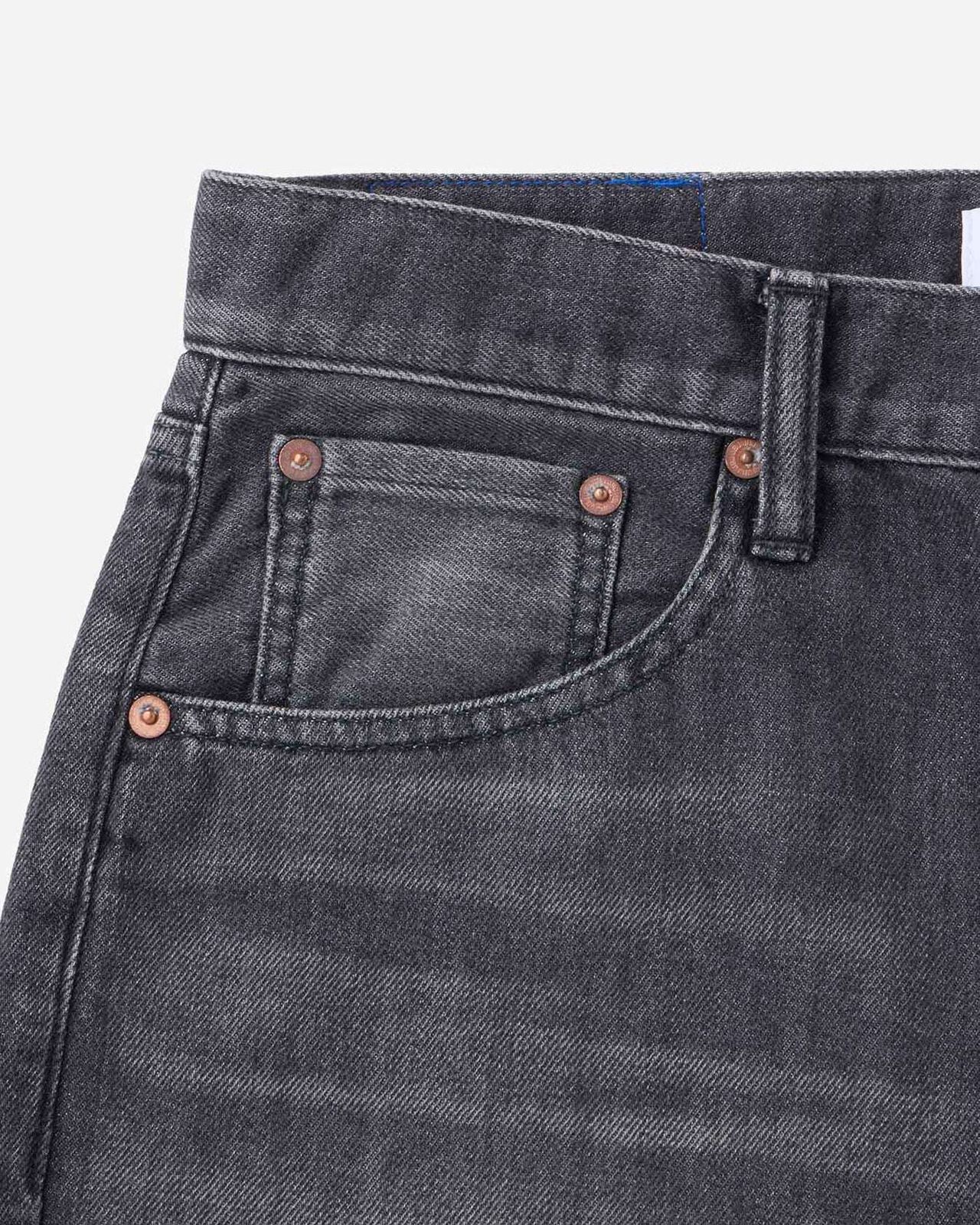 MEN | Light Straight Jeans 9oz Washed Black,WASHED BLACK, large image number 9