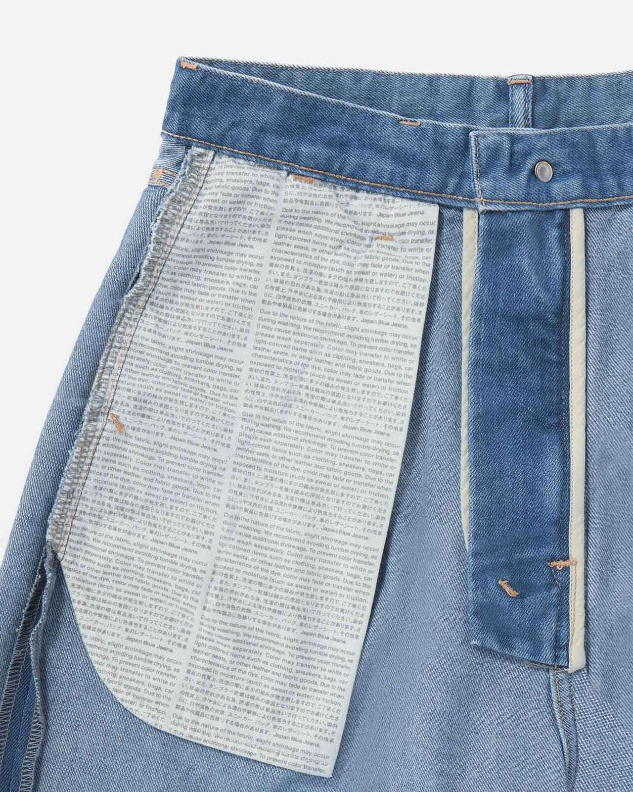 MEN | Light Tuck Shorts 9oz Medium Indigo,MEDIUM INDIGO, large image number 6