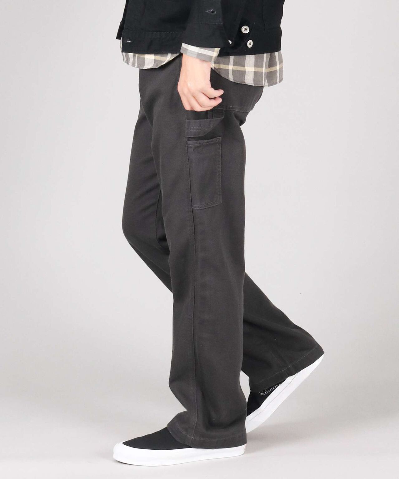 Organic Drill Painter Pants,NATURAL, large image number 1