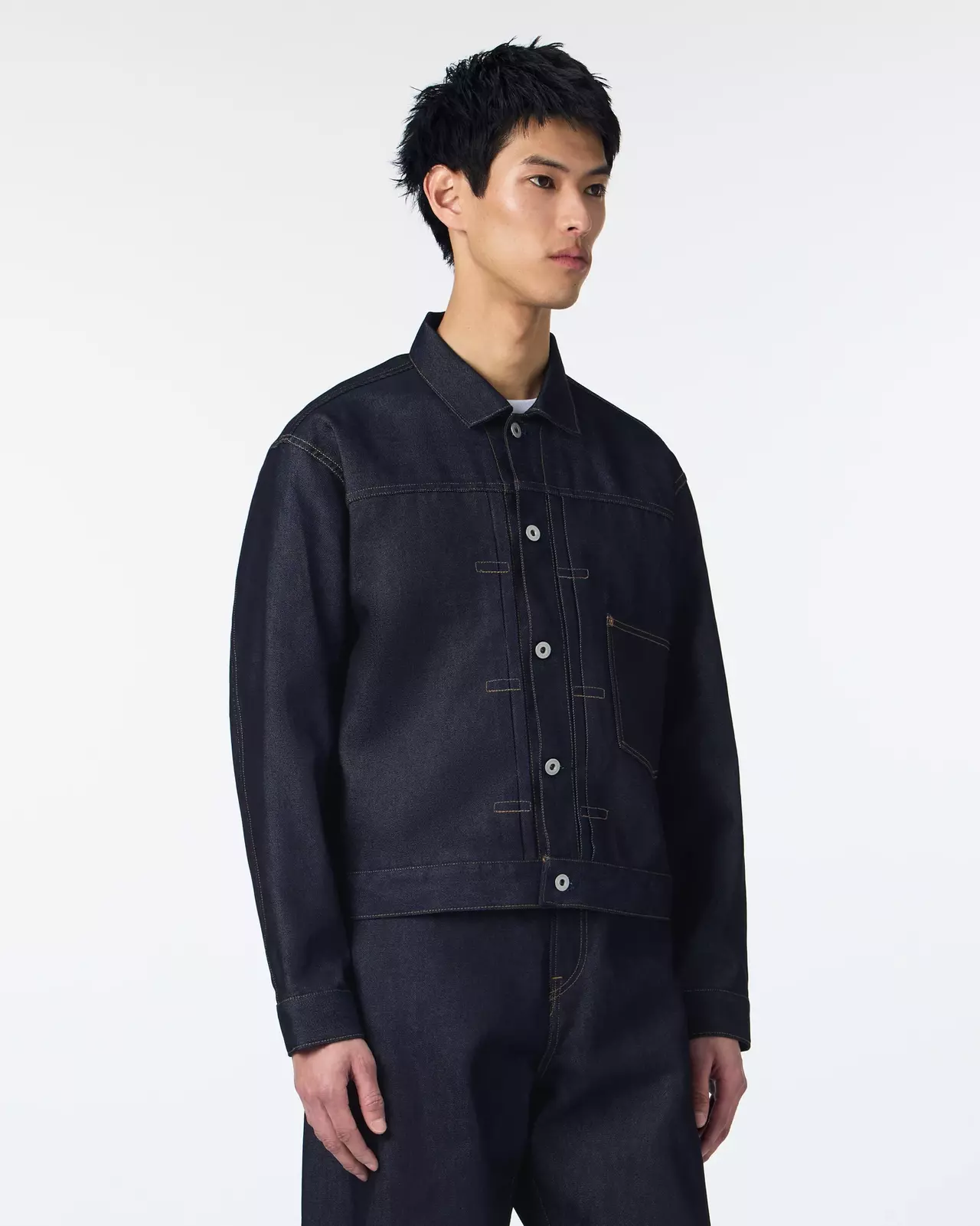 MEN | Light Type 1 Denim Jacket 9oz Rigid,RIGID, large image number 1