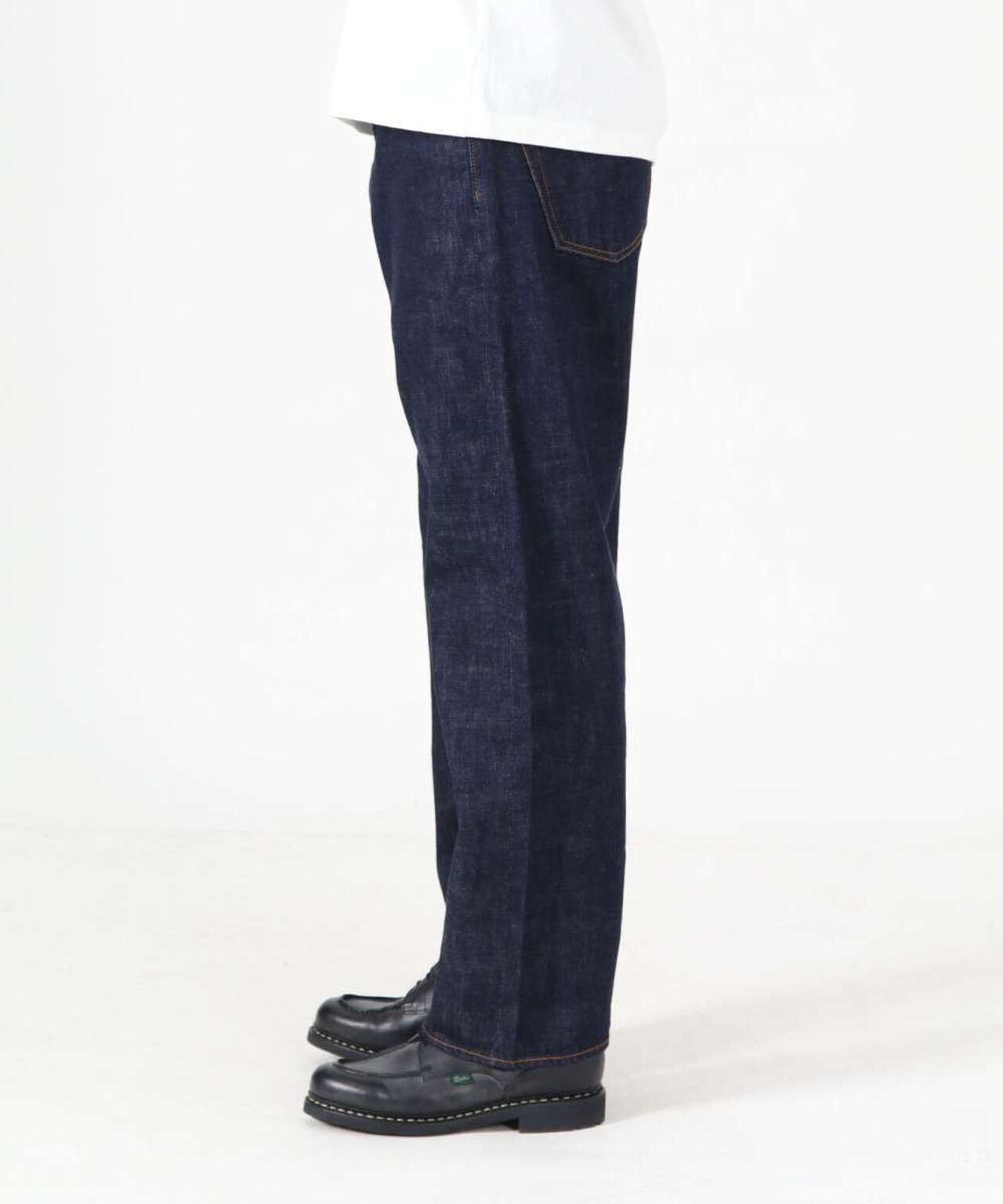 J504 12.5oz Africa Cotton Loose Selvedge Jeans,INDIGO, large image number 2