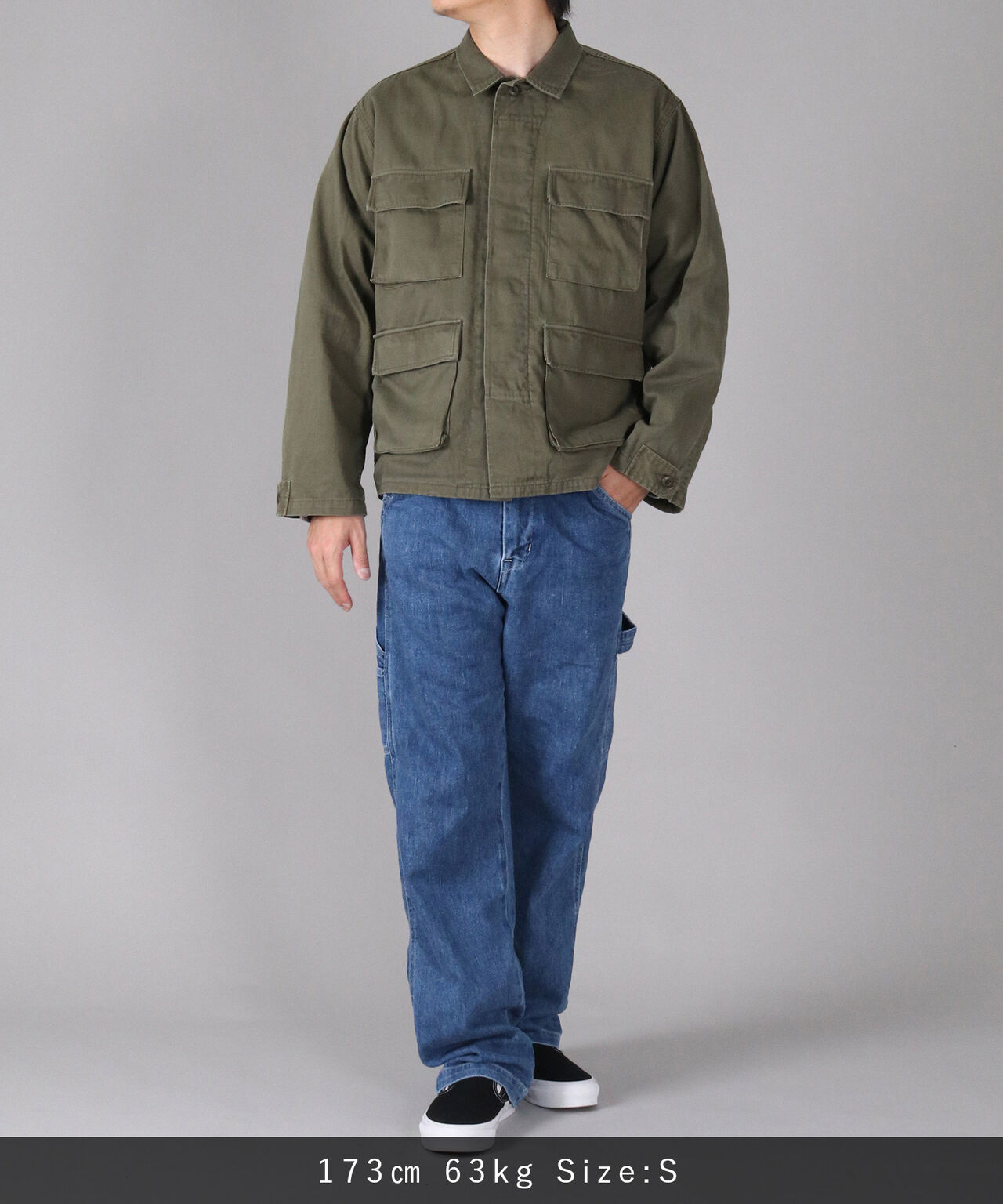 11oz Denim Smooth Painter Pants,MEDIUM INDIGO, large image number 12