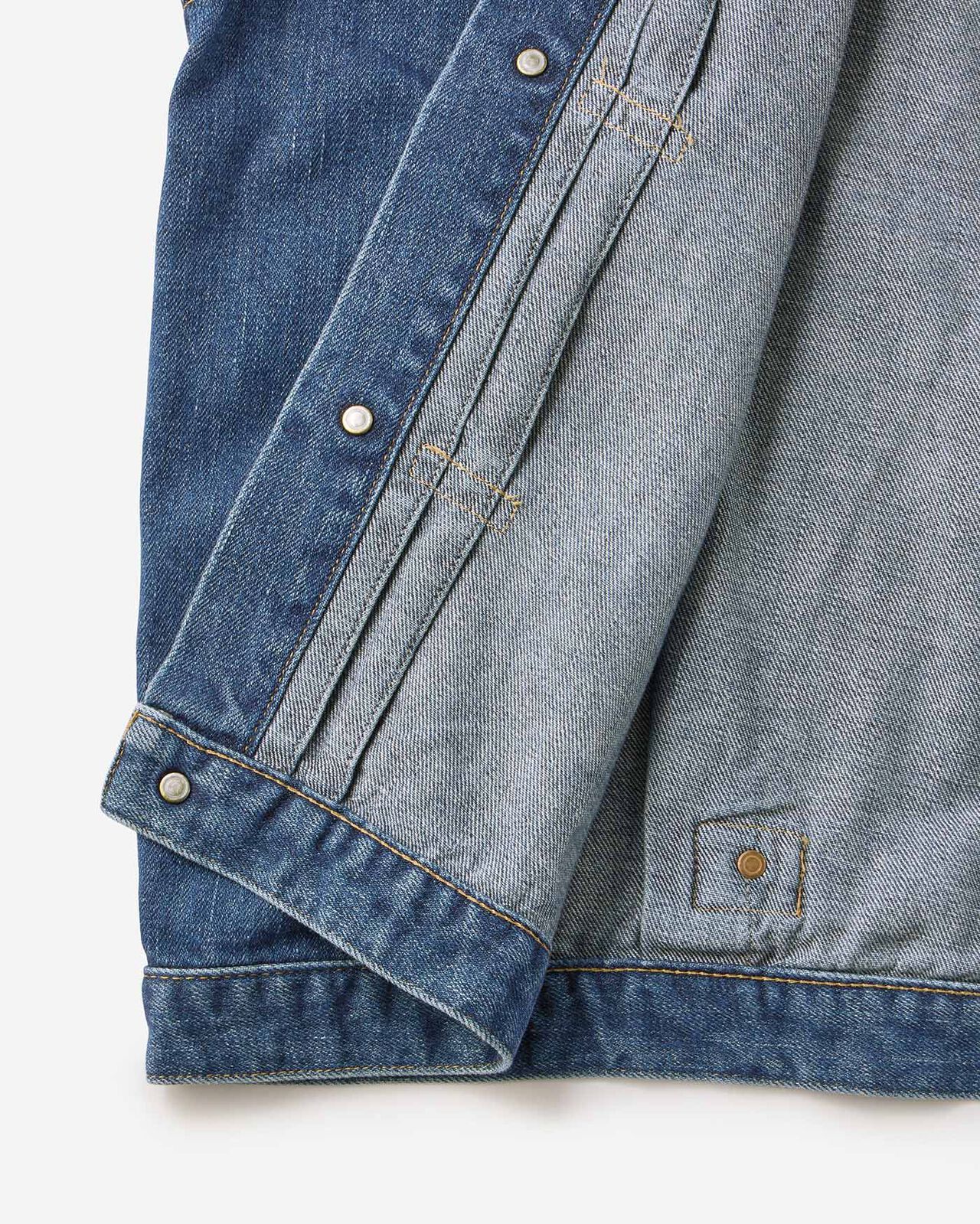 Smooth Type 1 Denim Jkt 9oz Medium Indigo,MEDIUM INDIGO, large image number 8
