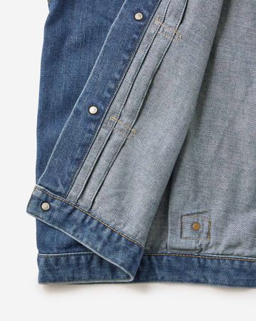 Smooth Type 1 Denim Jkt 9oz Medium Indigo,MEDIUM INDIGO, small image number 8