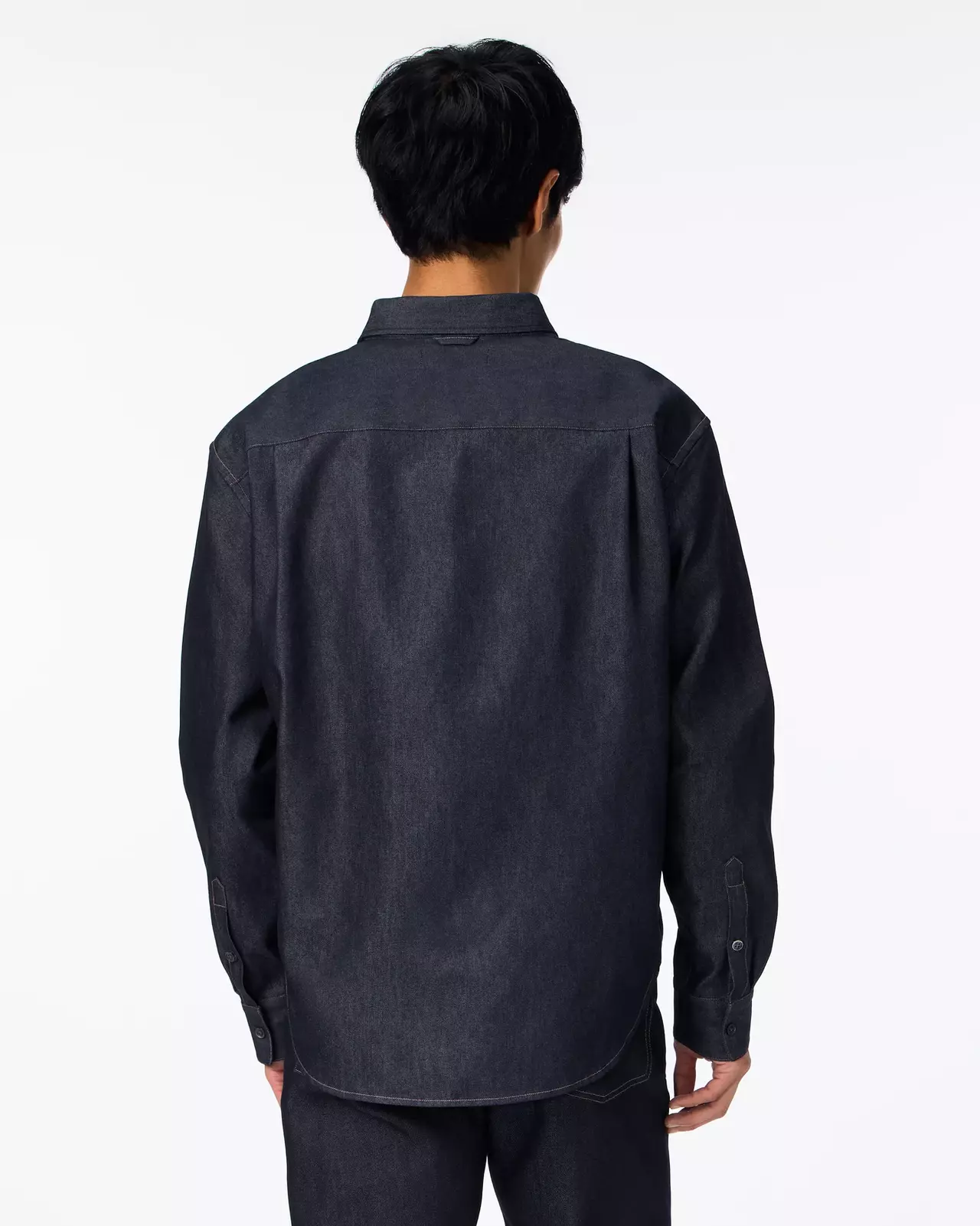 MEN | Light Denim Regular Shirt 7oz Rigid,RIGID, large image number 2