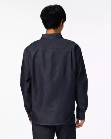 MEN | Light Denim Regular Shirt 7oz Rigid,RIGID, large image number 2