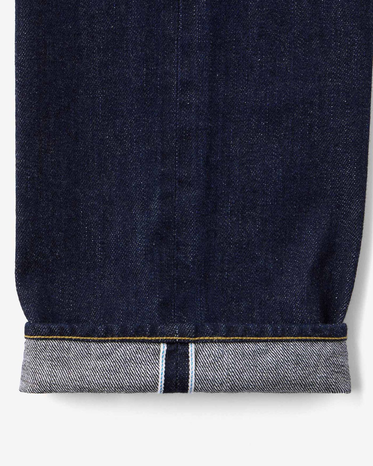 Selvedge Slim Straight Jeans 12oz,INDIGO, large image number 6