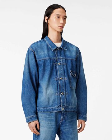 Smooth Type 1 Denim Jkt 9oz Medium Indigo,MEDIUM INDIGO, small image number 1