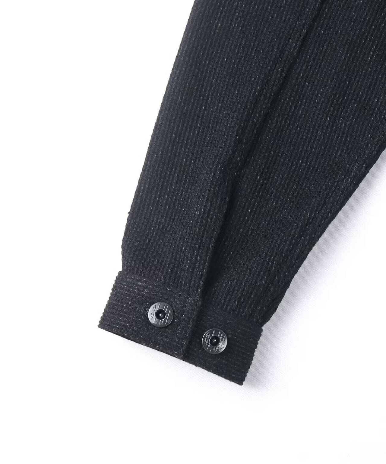 Sashiko Black Coverall Jacket,BLACK, large image number 8