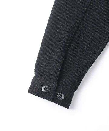 Sashiko Black Coverall Jacket,BLACK, large image number 8