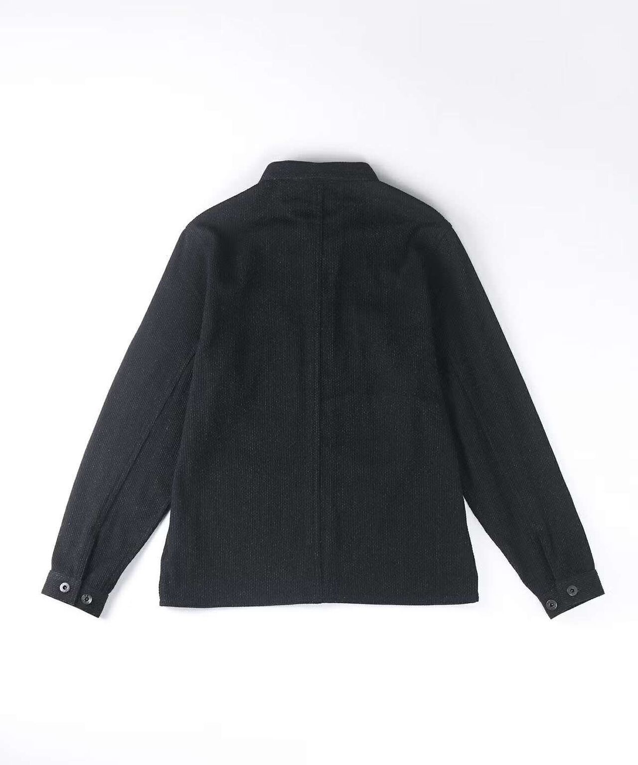 Sashiko Black Coverall Jacket,BLACK, large image number 6