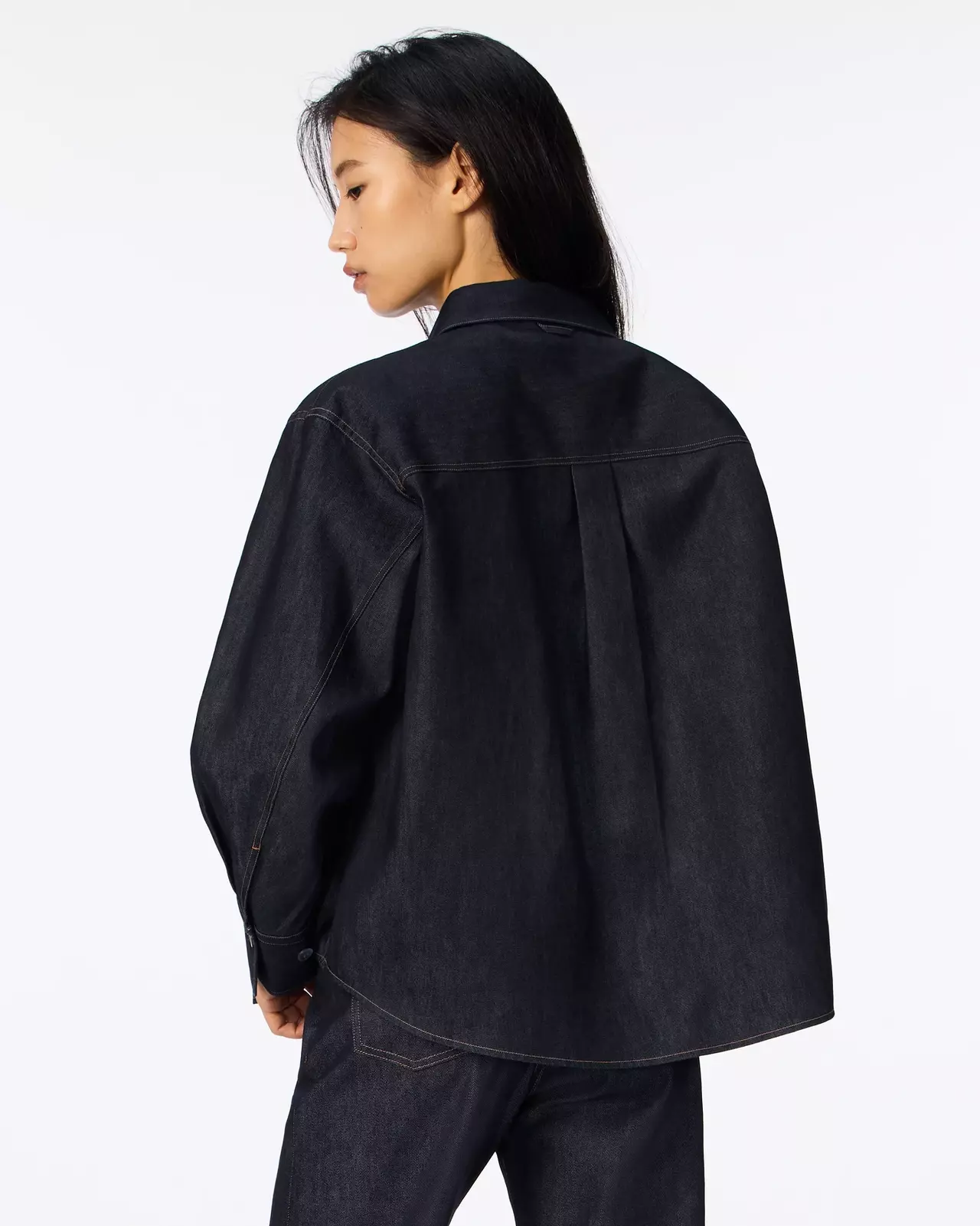 WOMEN | Light Denim Work Shirt 7oz Rigid,RIGID, large image number 2