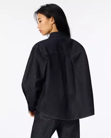 WOMEN | Light Denim Work Shirt 7oz Rigid,RIGID, large image number 2