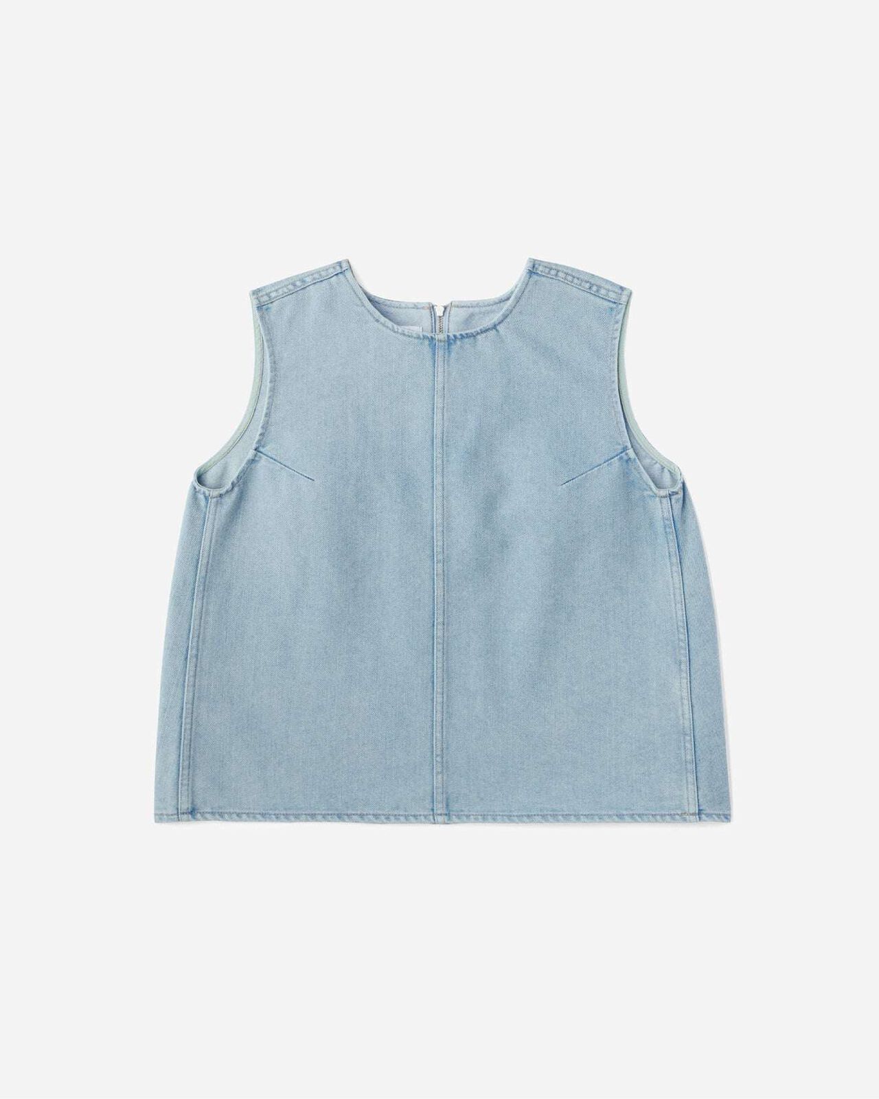 WOMEN | Light Denim NS shirt 9oz Light Indigo,LIGHT INDIGO, large image number 5