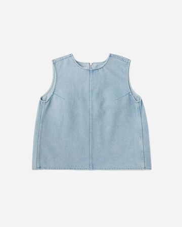 WOMEN | Light Denim NS shirt 9oz Light Indigo,LIGHT INDIGO, large image number 5