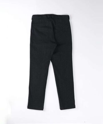 Sashiko Black Easy Tapered Pants,BLACK, large image number 6
