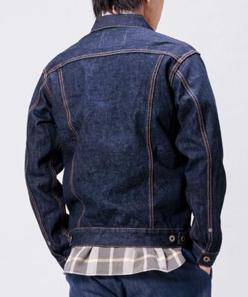14.8oz Type 2 Denim Jacket,INDIGO, small image number 15
