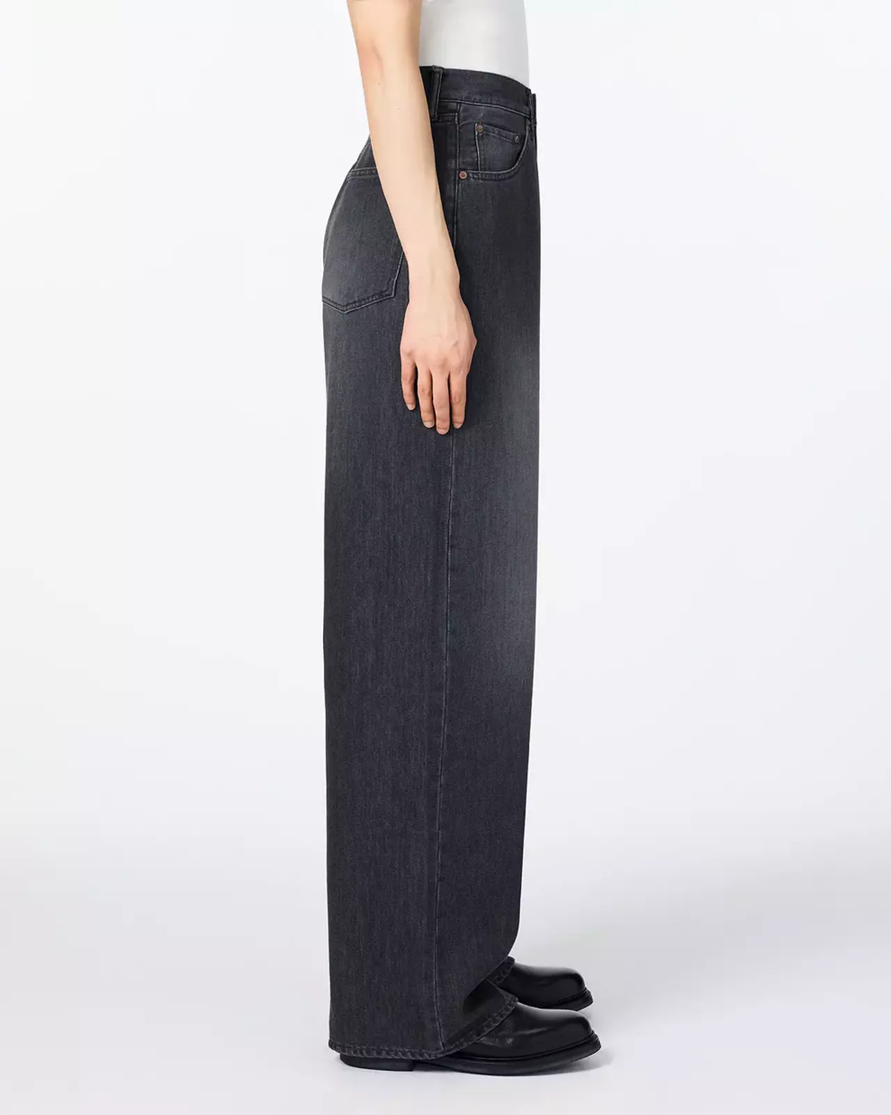 MEN | Light Loose Jeans 9oz Washed Black,WASHED BLACK, large image number 1