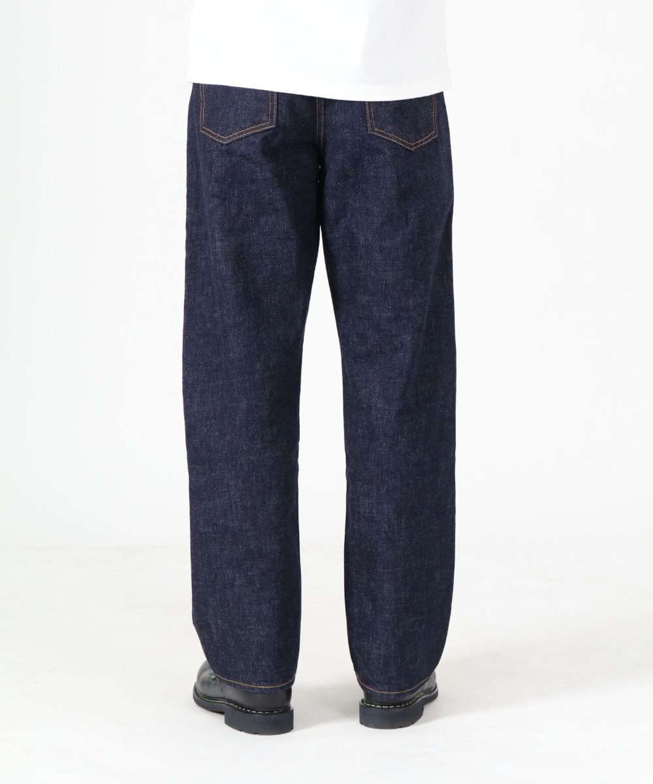 J501 14.8oz US Cotton Loose Selvedge Jeans,, large image number 3