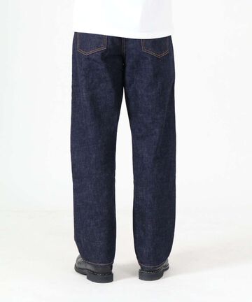 J501 14.8oz US Cotton Loose Selvedge Jeans,, large image number 3