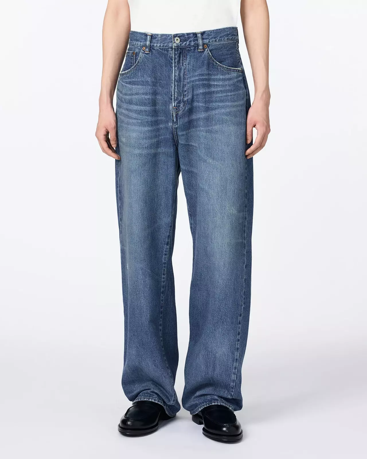 MEN | ReDESIGN Skew Straight Jeans 12oz Dark Indigo,DARK INDIGO, large image number 0