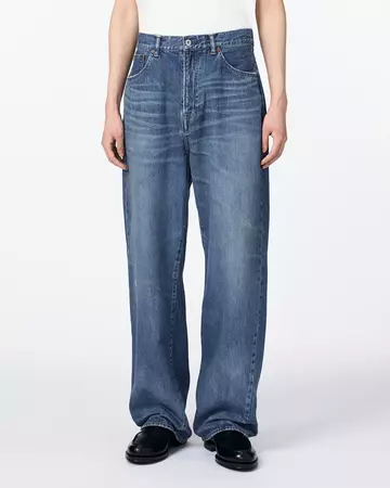 MEN | ReDESIGN Skew Straight Jeans 12oz Dark Indigo,DARK INDIGO, large image number 0