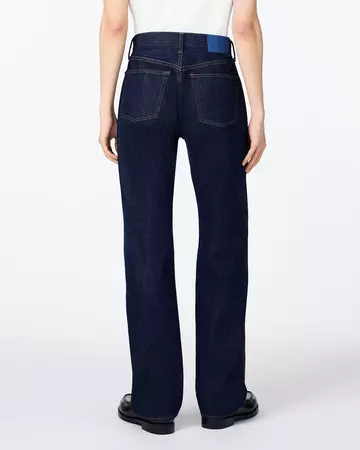 MEN | Selvedge Wide Jeans 16oz,INDIGO, large image number 2