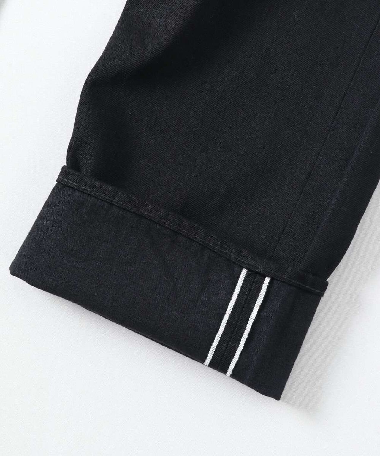 J414 14oz Black Classic Straight Selvedge Jeans,BLACK, large image number 13