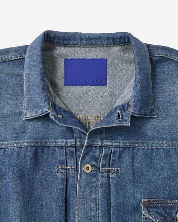 Smooth Type 1 Denim Jkt 9oz Medium Indigo,MEDIUM INDIGO, small image number 6