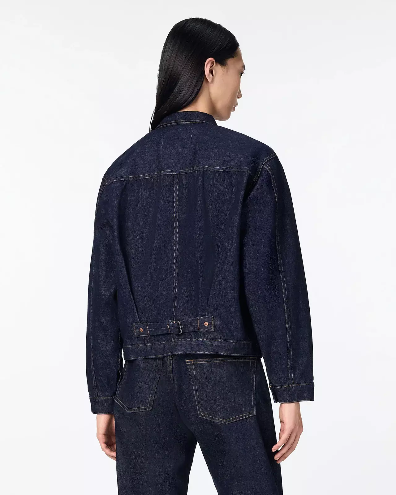MEN | Selvedge Type 1 Denim Jacket 16oz,INDIGO, large image number 2