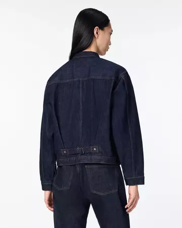 MEN | Selvedge Type 1 Denim Jacket 16oz,INDIGO, large image number 2
