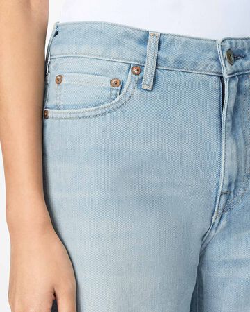 WOMEN | Light Baggy Jeans 9oz Light Indigo,LIGHT INDIGO, large image number 3