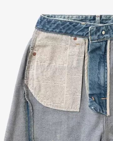 WOMEN | Skew Straight Jeans 11oz Medium Indigo,MEDIUM INDIGO, large image number 7