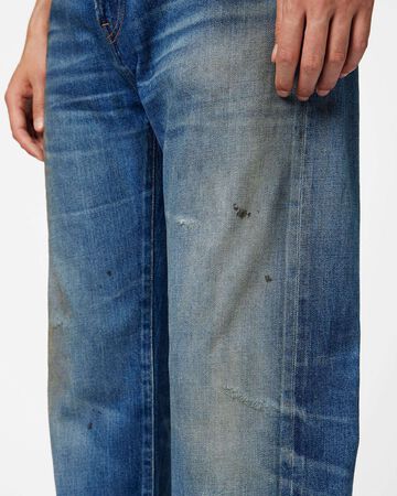 Vintage Wide Jeans 12oz Dark Indigo,DARK INDIGO, small image number 3