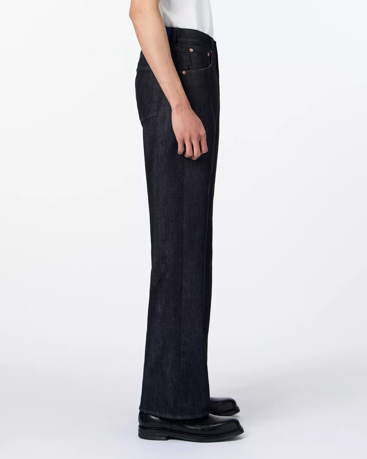 MEN | Light Flare Jeans 9oz Black,BLACK, large image number 1