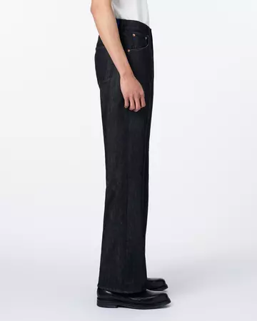 MEN | Light Flare Jeans 9oz Black,BLACK, large image number 1