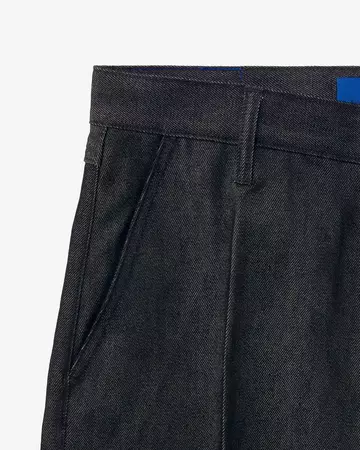 MEN | Light Wide Press Trousers 9oz Black,BLACK, large image number 9