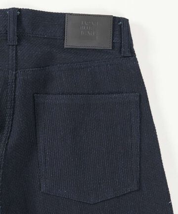 Sashiko Wide Tapered Pants,INDIGO, small image number 9