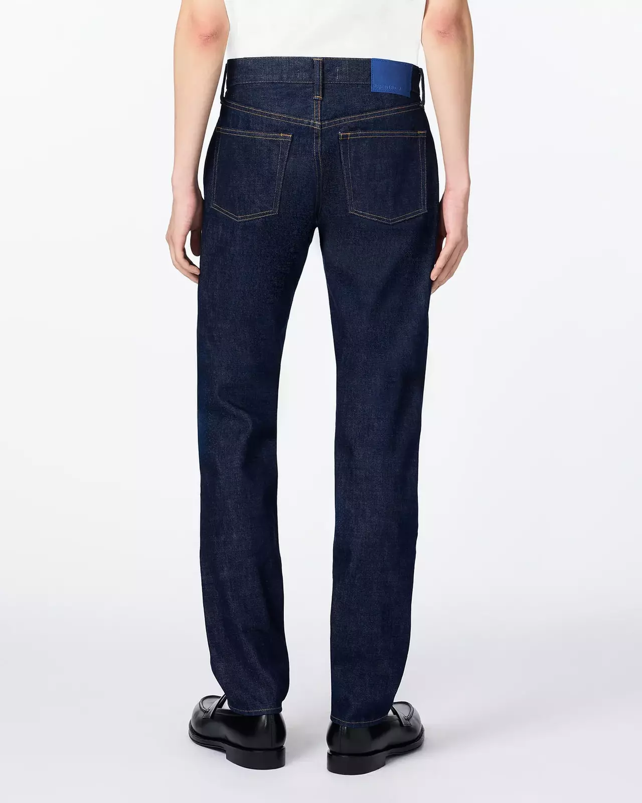MEN | Selvedge Slim Jeans 16oz,INDIGO, large image number 2
