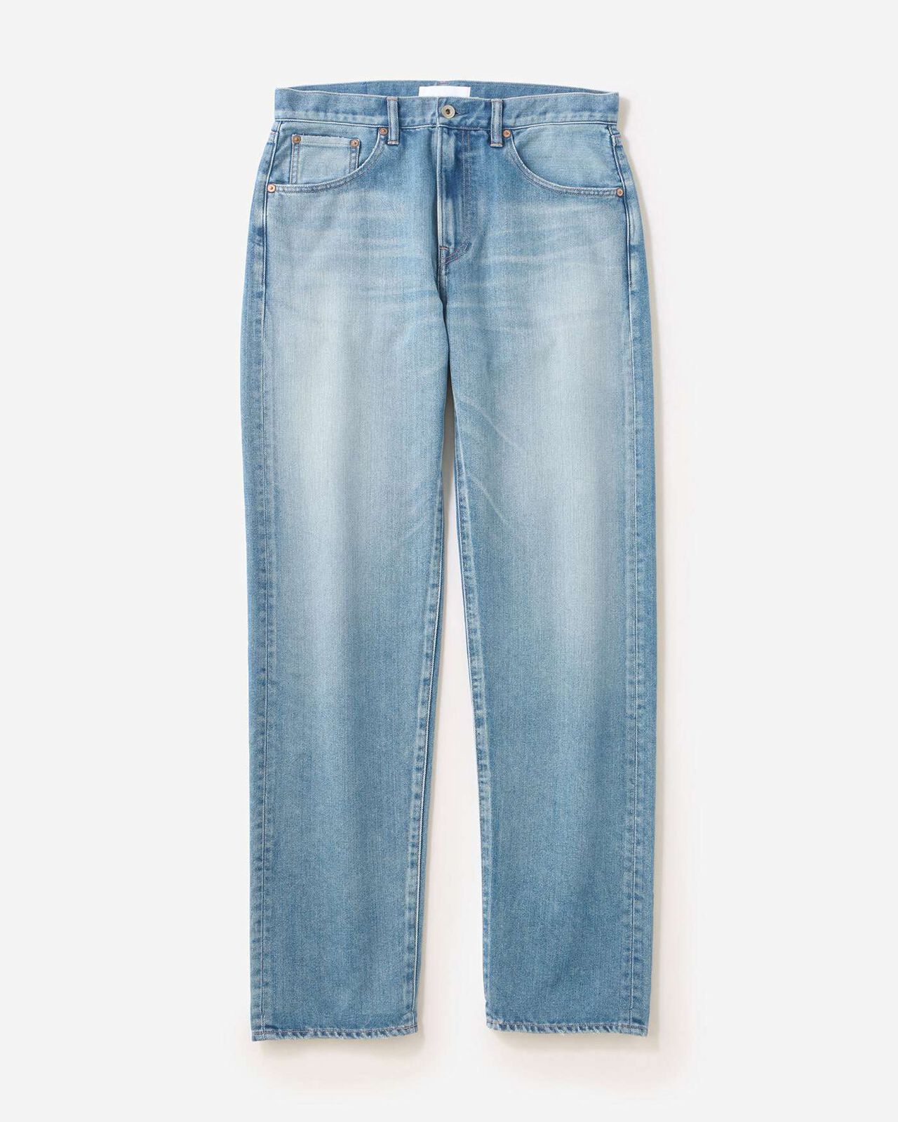 Light Straight Jeans 9oz Medium Indigo,MEDIUM INDIGO, large image number 4