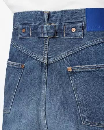 MEN | ReDESIGN Skew Wide Jeans 12oz Dark Indigo,DARK INDIGO, large image number 4