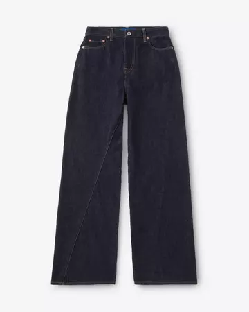 WOMEN | Skew Straight Jeans 11oz,INDIGO, large image number 4